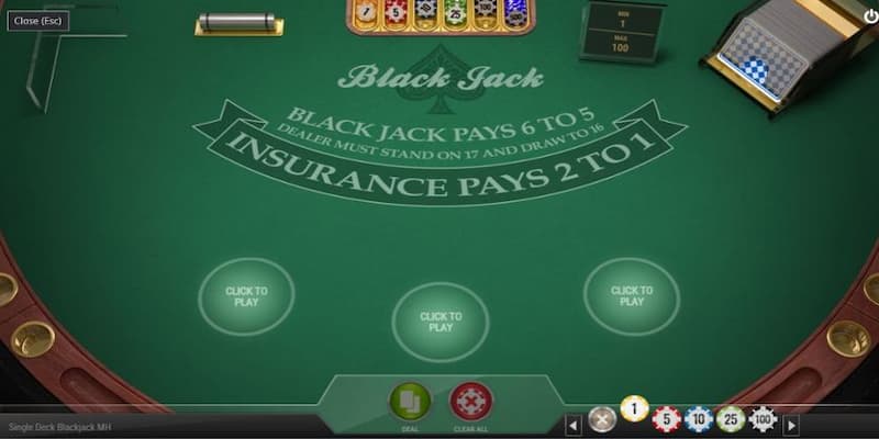 Luật chơi của Blackjack online tại nhà cái KING88